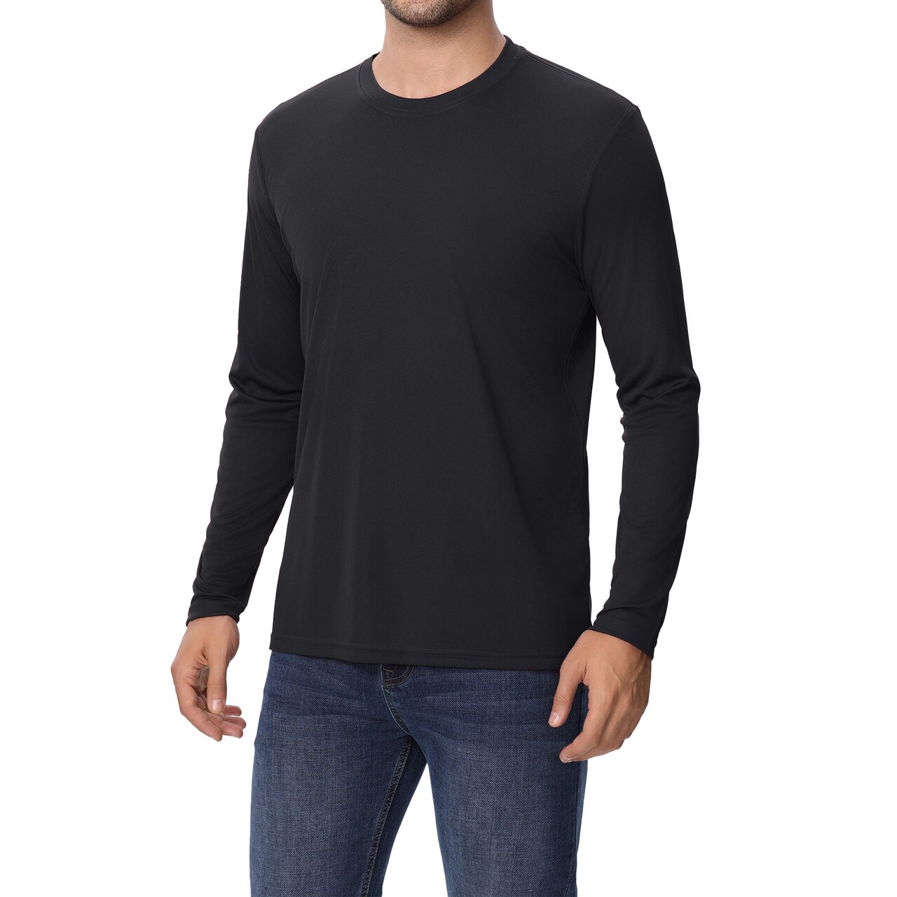 Zfeel Blank Dry Fit Long Sleeve Tee, Crafting Base Shirt for Personalized Apparel-ZF912